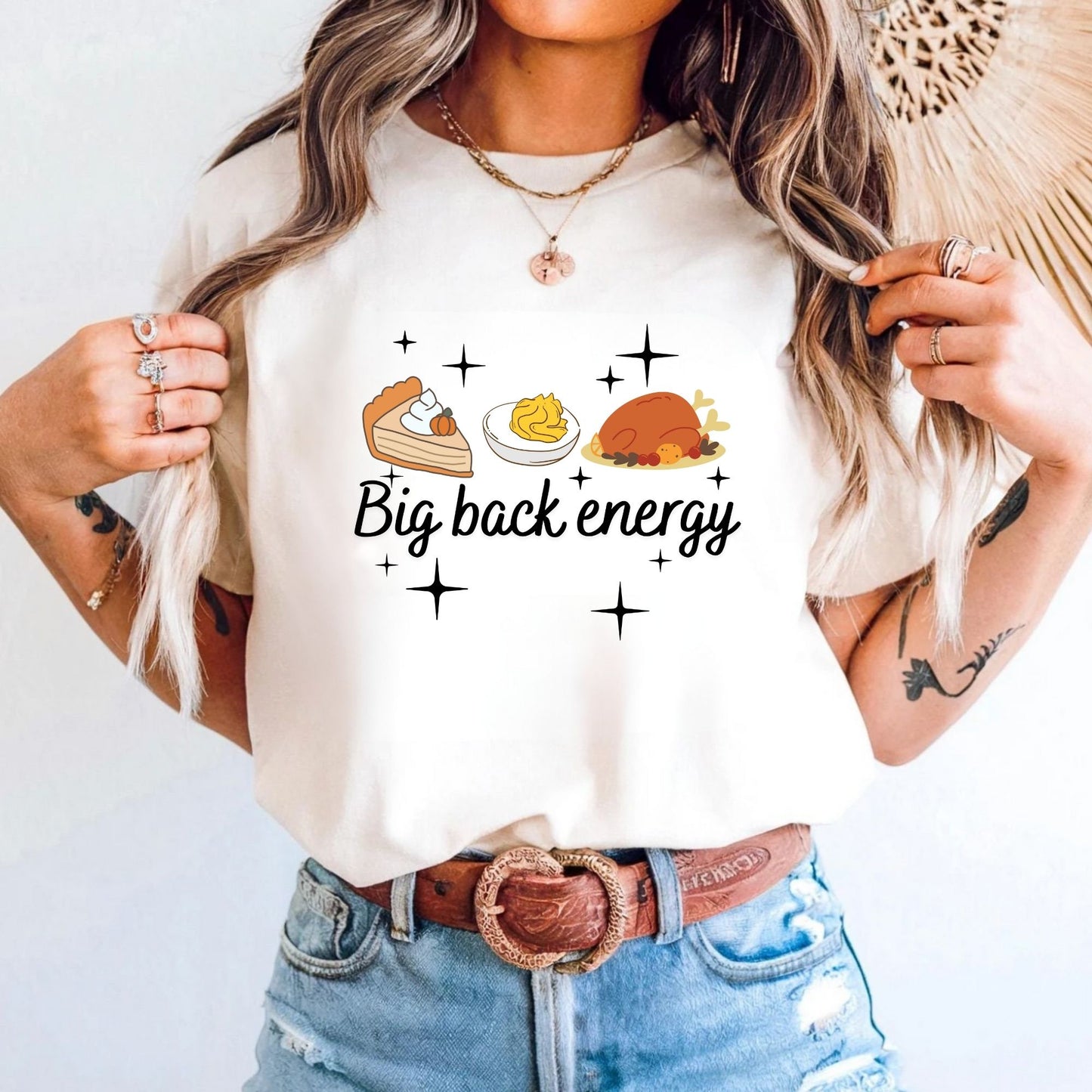 Big Back Energy Thanksgiving T-Shirt