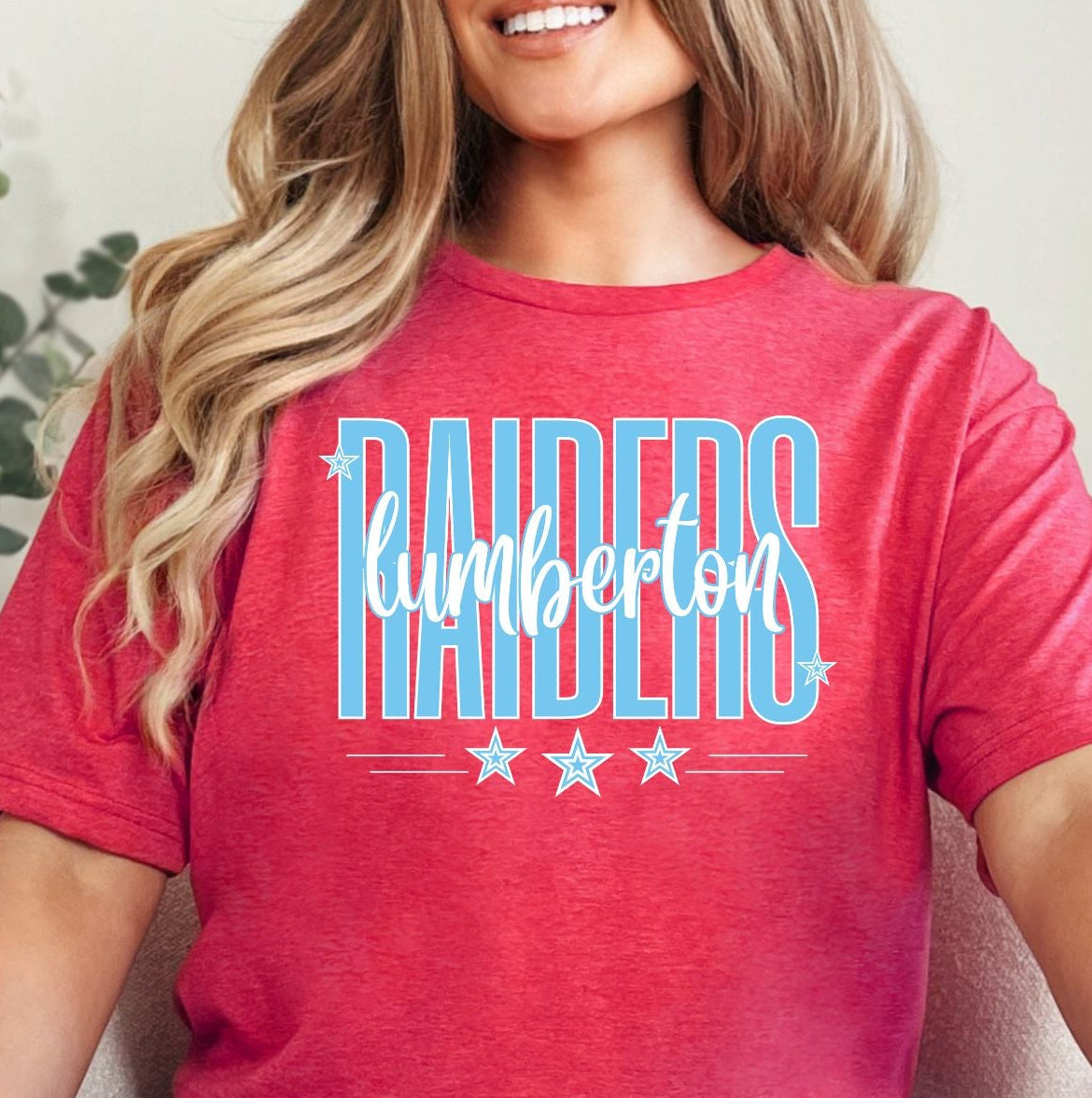 Lumberton Raiders Stars T-Shirt