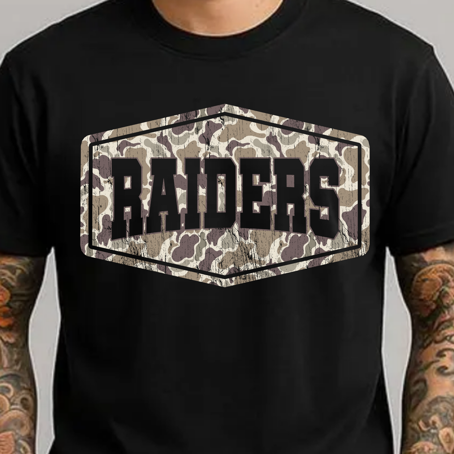 Camo Raiders T-Shirt