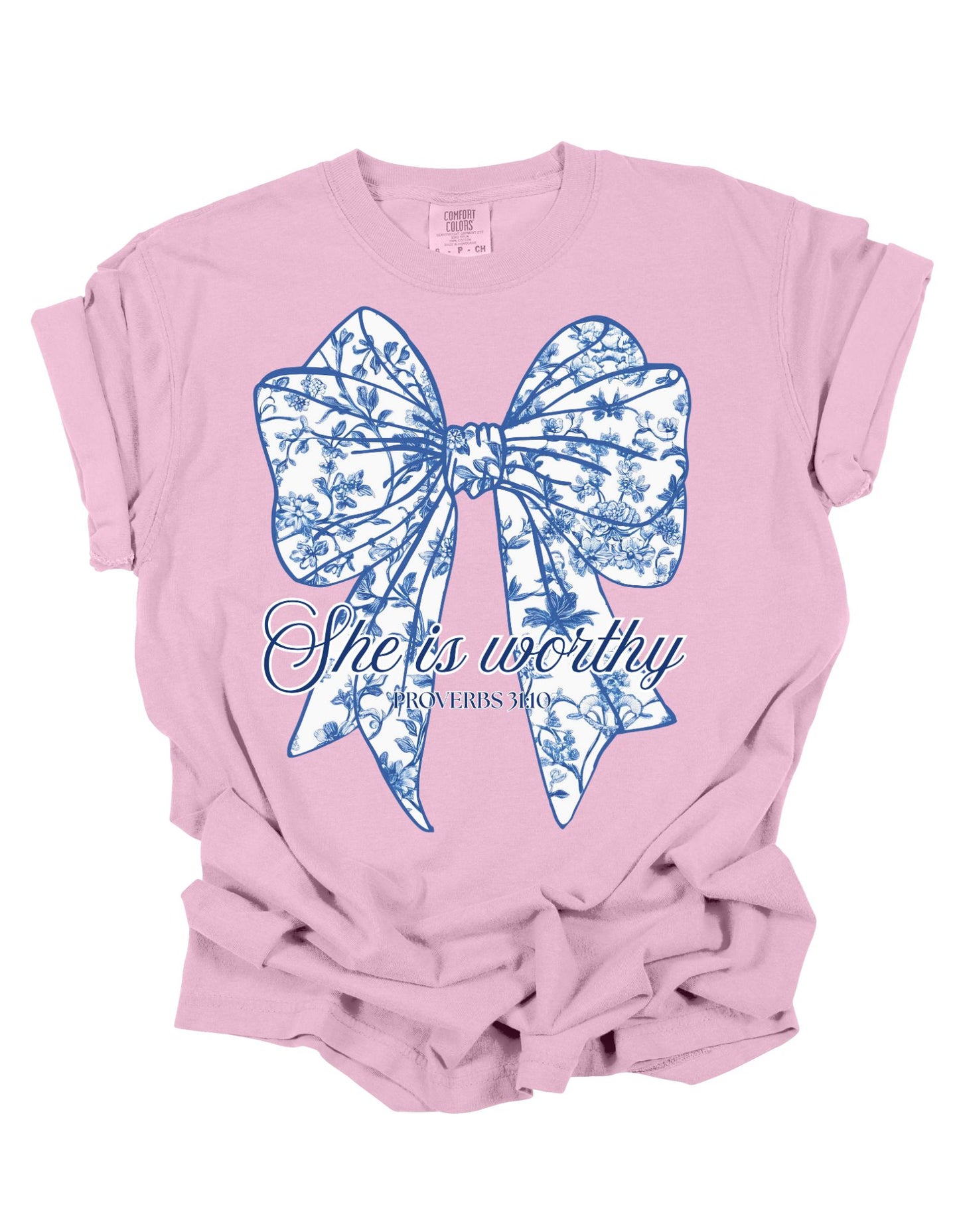 She is worthy t-shirt