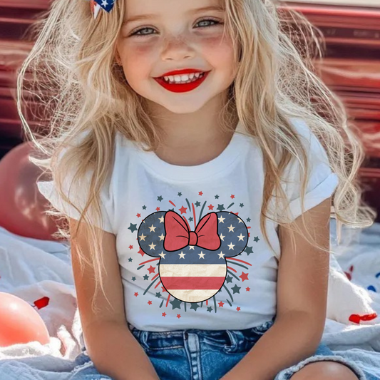 Minnie Mouse 4th of July Youth T-Shirt