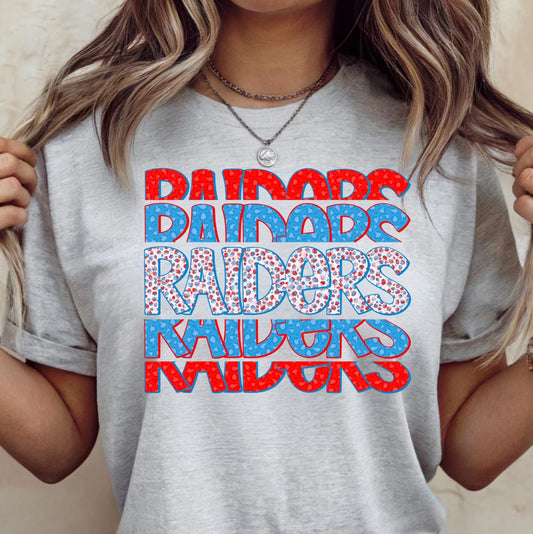 Lumberton Raiders Stacked T-Shirt