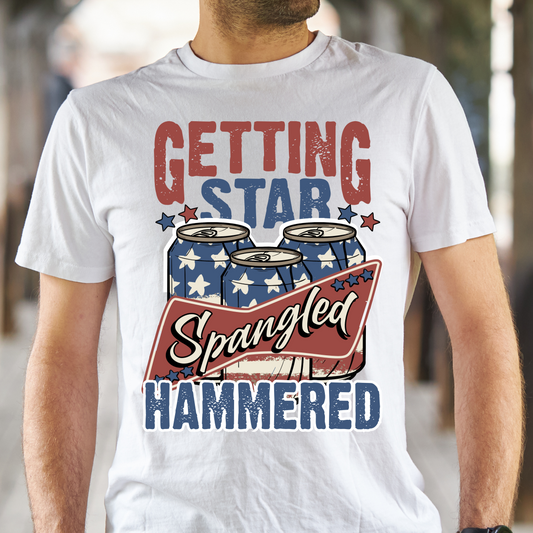 Getting Star Spangled Hammered T-Shirt
