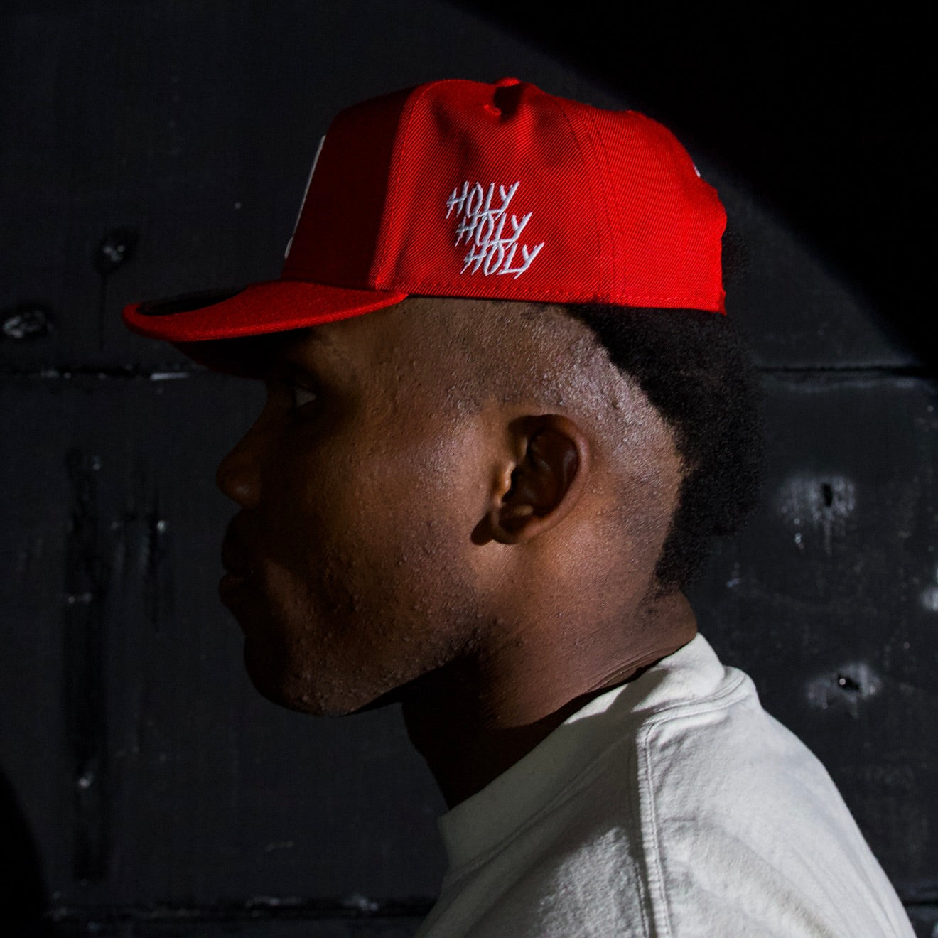 ‘7’ Premium Wool Blend SnapBack - Red/White