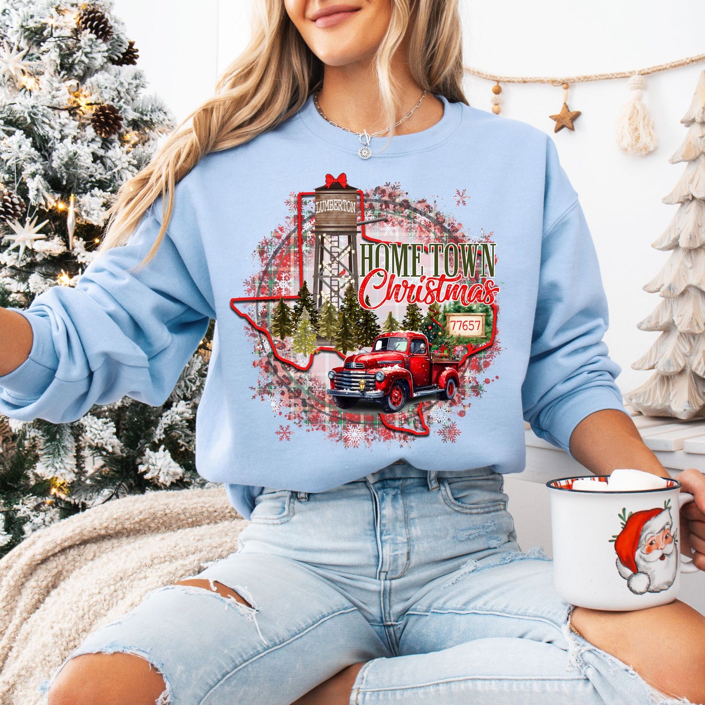 Home Town Christmas Crewneck