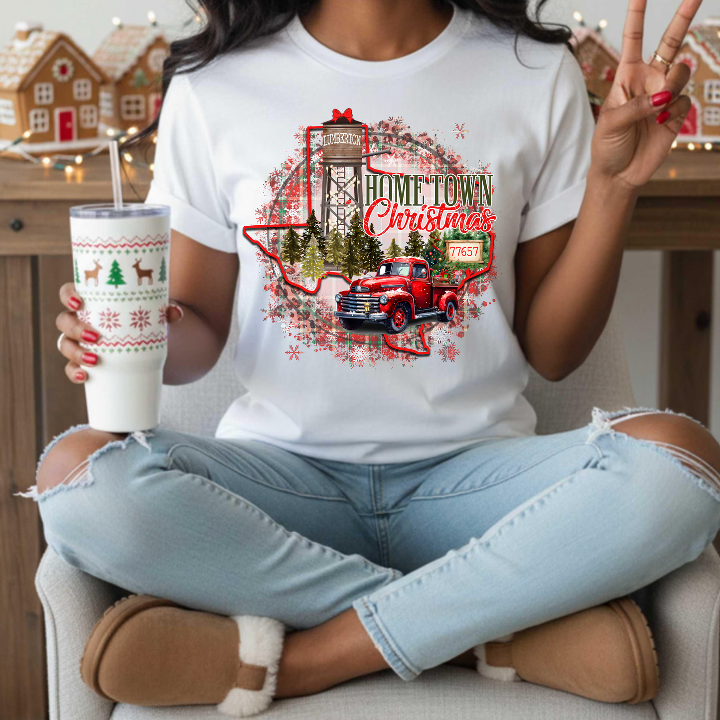 Home Town Christmas T-Shirt