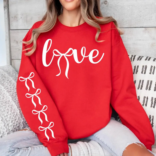Love Bow - Valentines Shirt & Crewneck