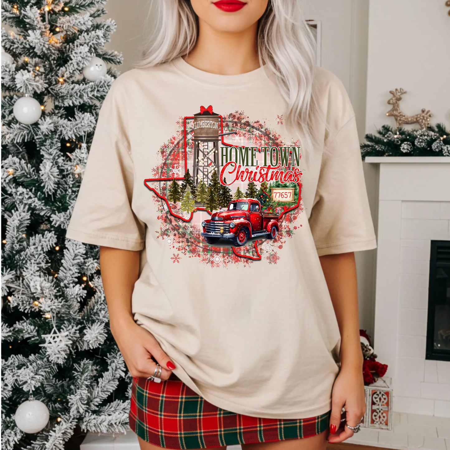 Home Town Christmas T-Shirt