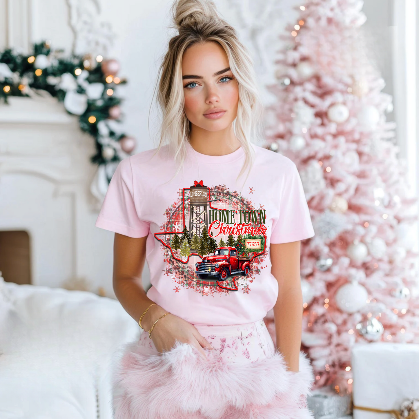 Home Town Christmas T-Shirt
