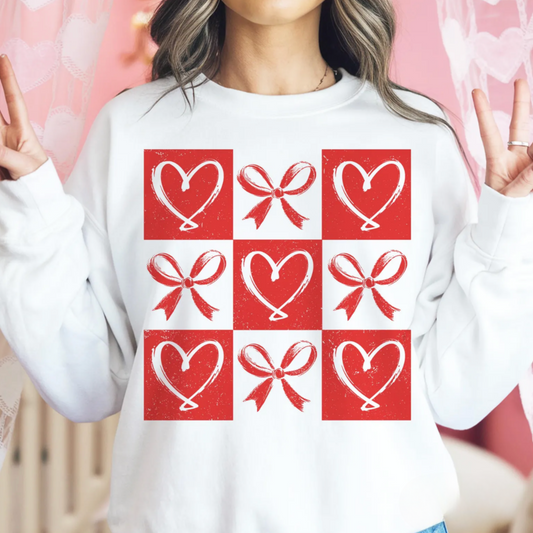Hearts & Bows - Valentine's Shirt & Crewneck