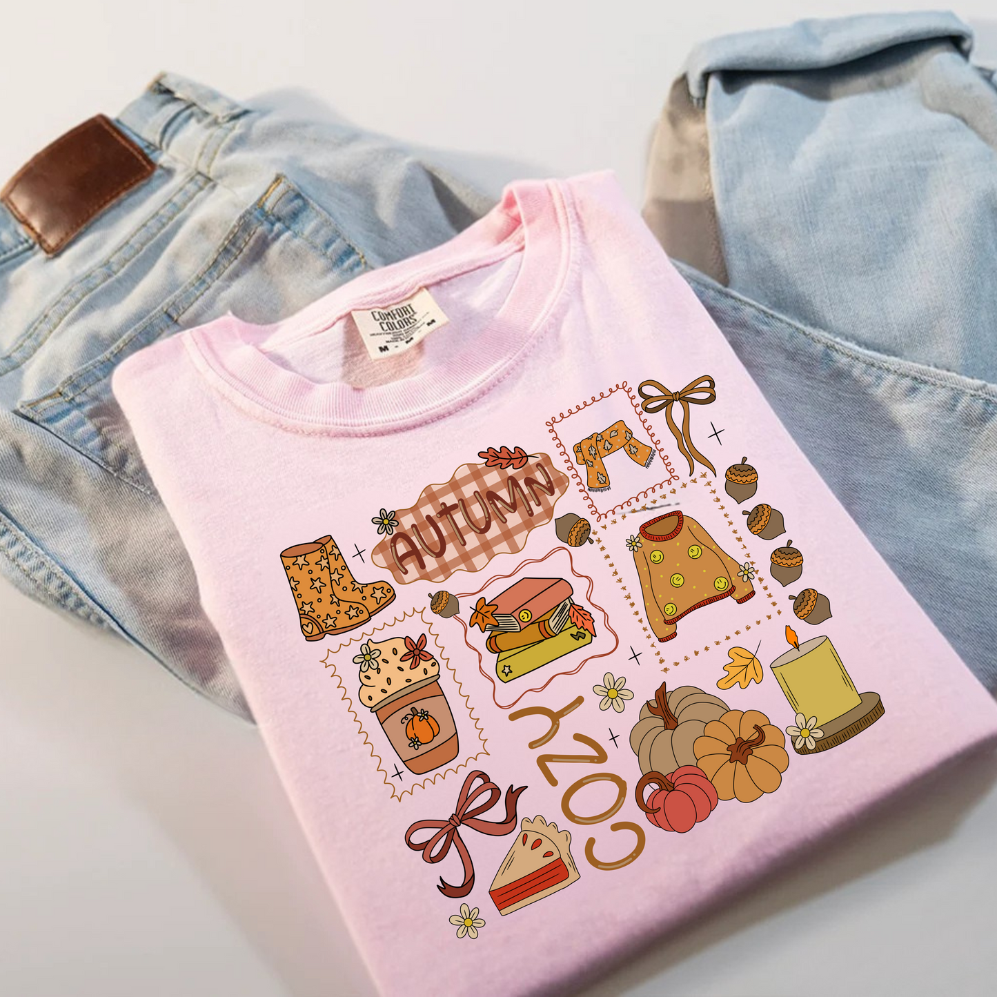 Cozy Autumn Fall Comfort Colors T-Shirt