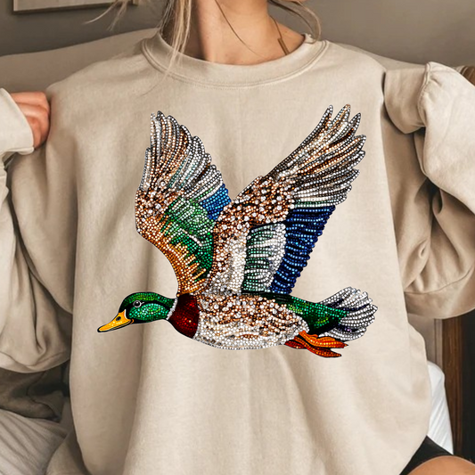 Rhinestone Mallard Comfort Colors T-Shirt