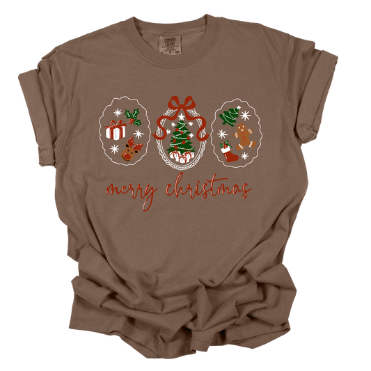 Christmas Frames Comfort Colors T-Shirt