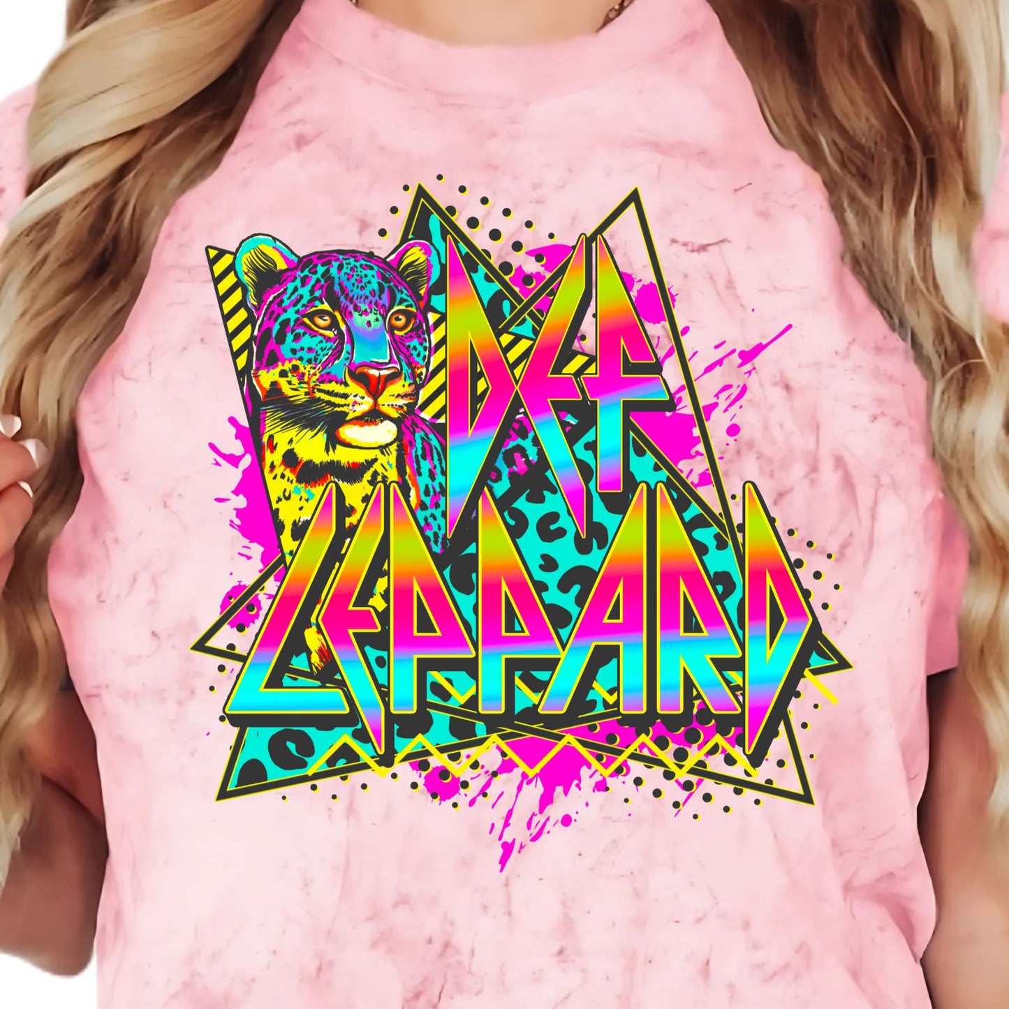 Def Leppard Comfort Colors Color Blast T-shirt