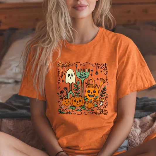 Garden Halloween Vintage Comfort Colors T-Shirt
