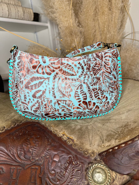 Trail Flower Leather Tooled