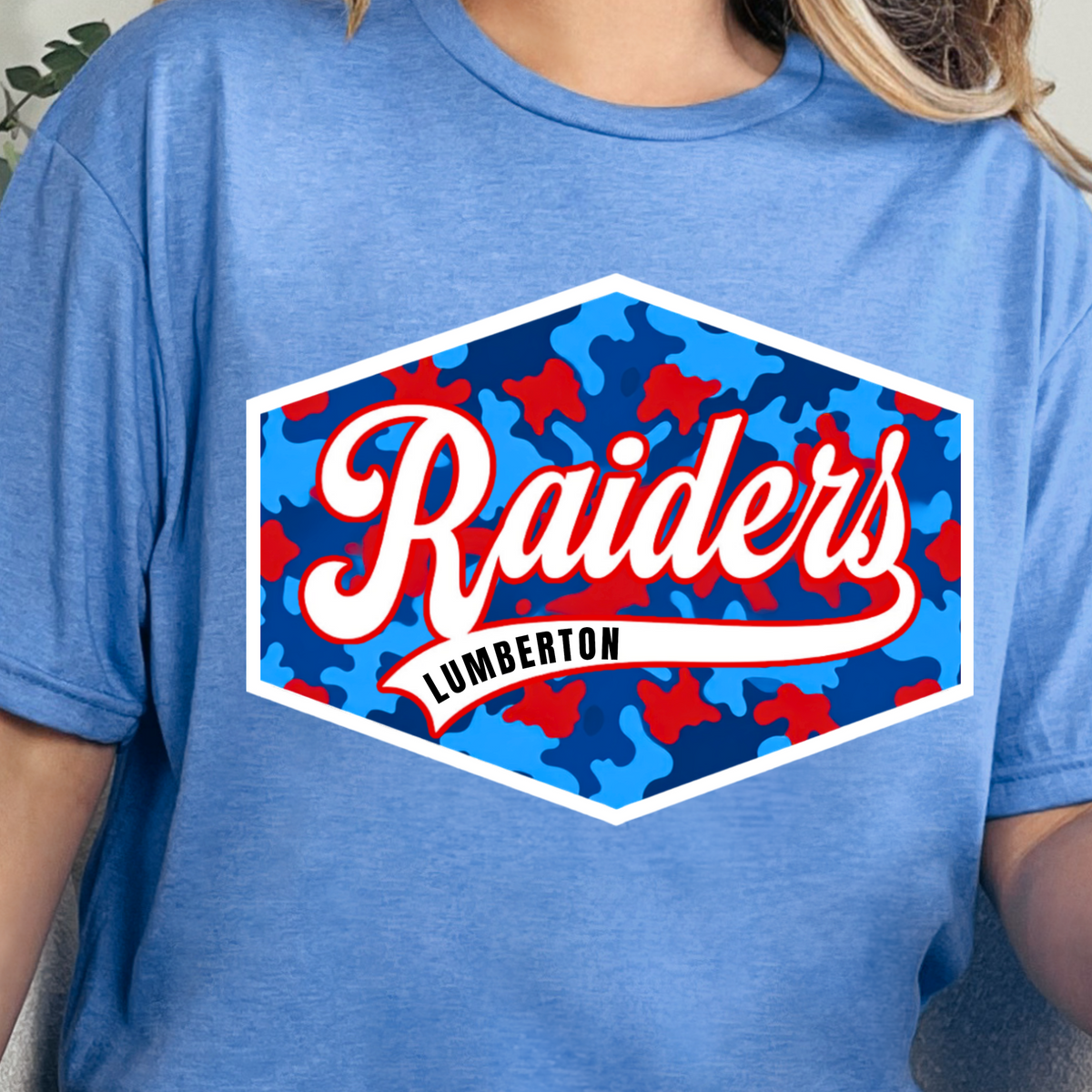 Lumberton Raiders Camo T-Shirt