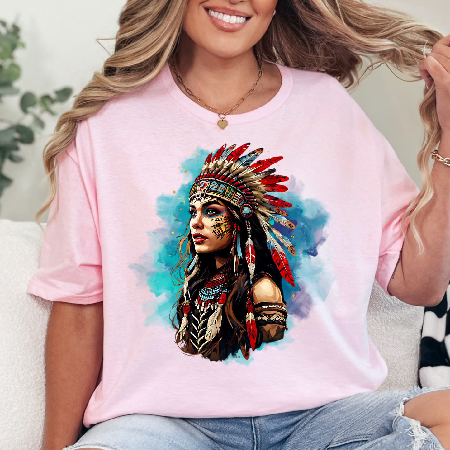 Native American Woman T-Shirt