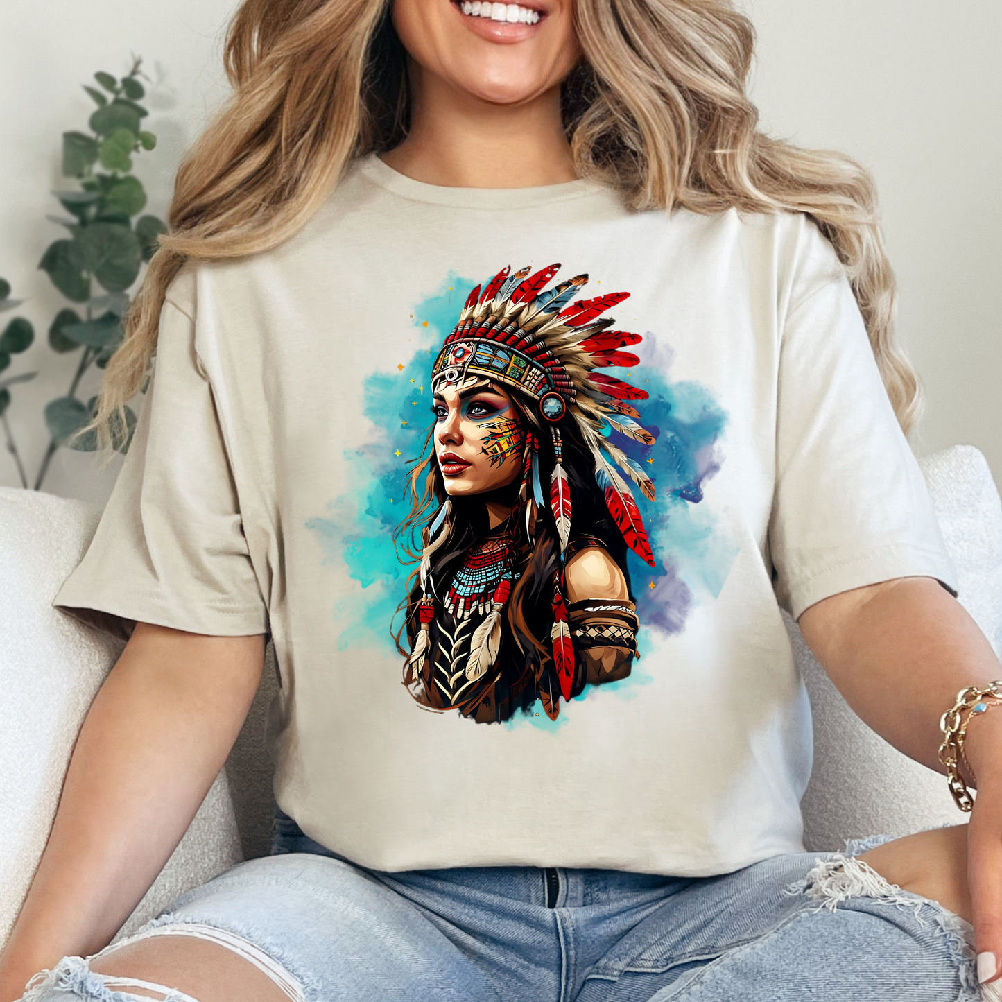 Native American Woman T-Shirt