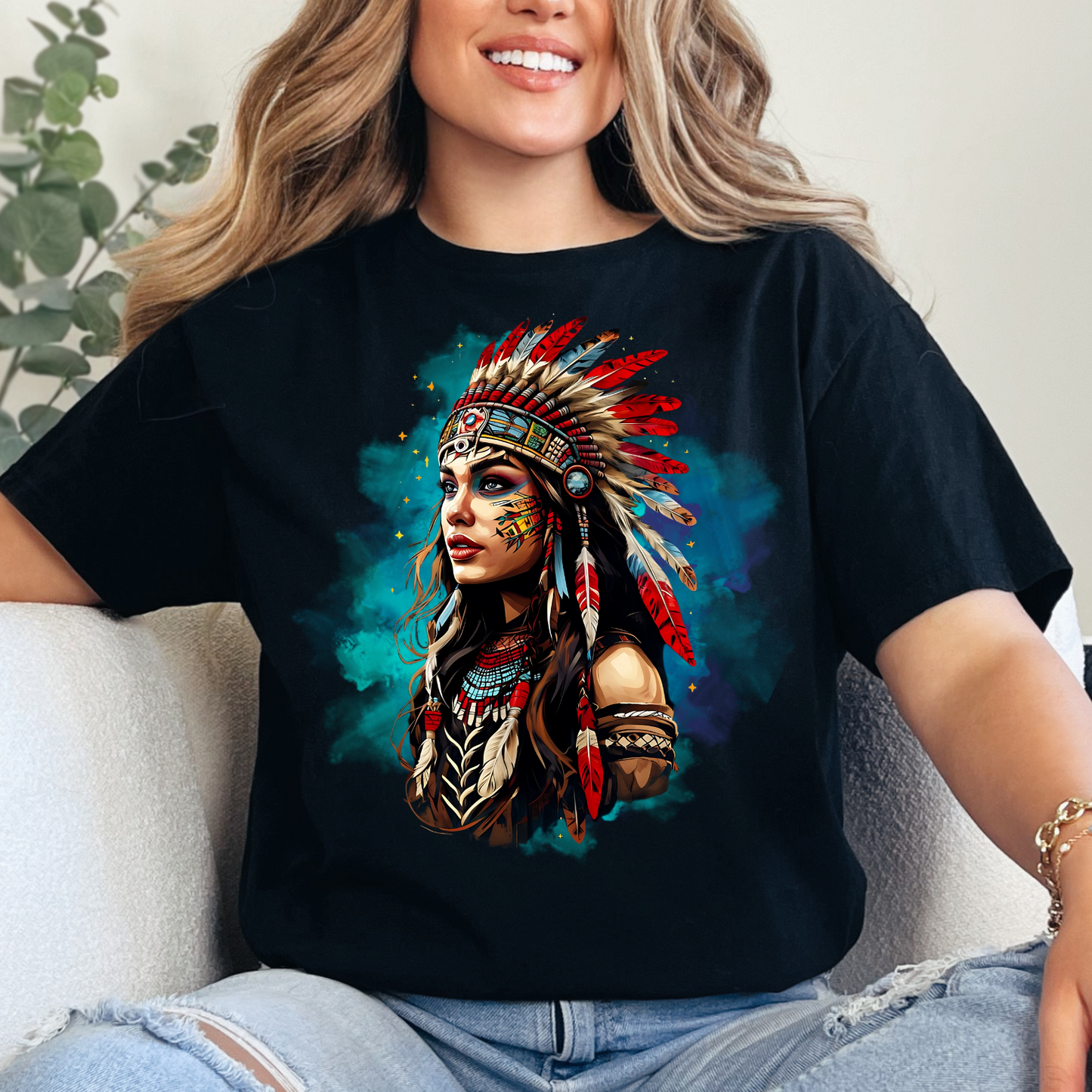 Native American Woman T-Shirt