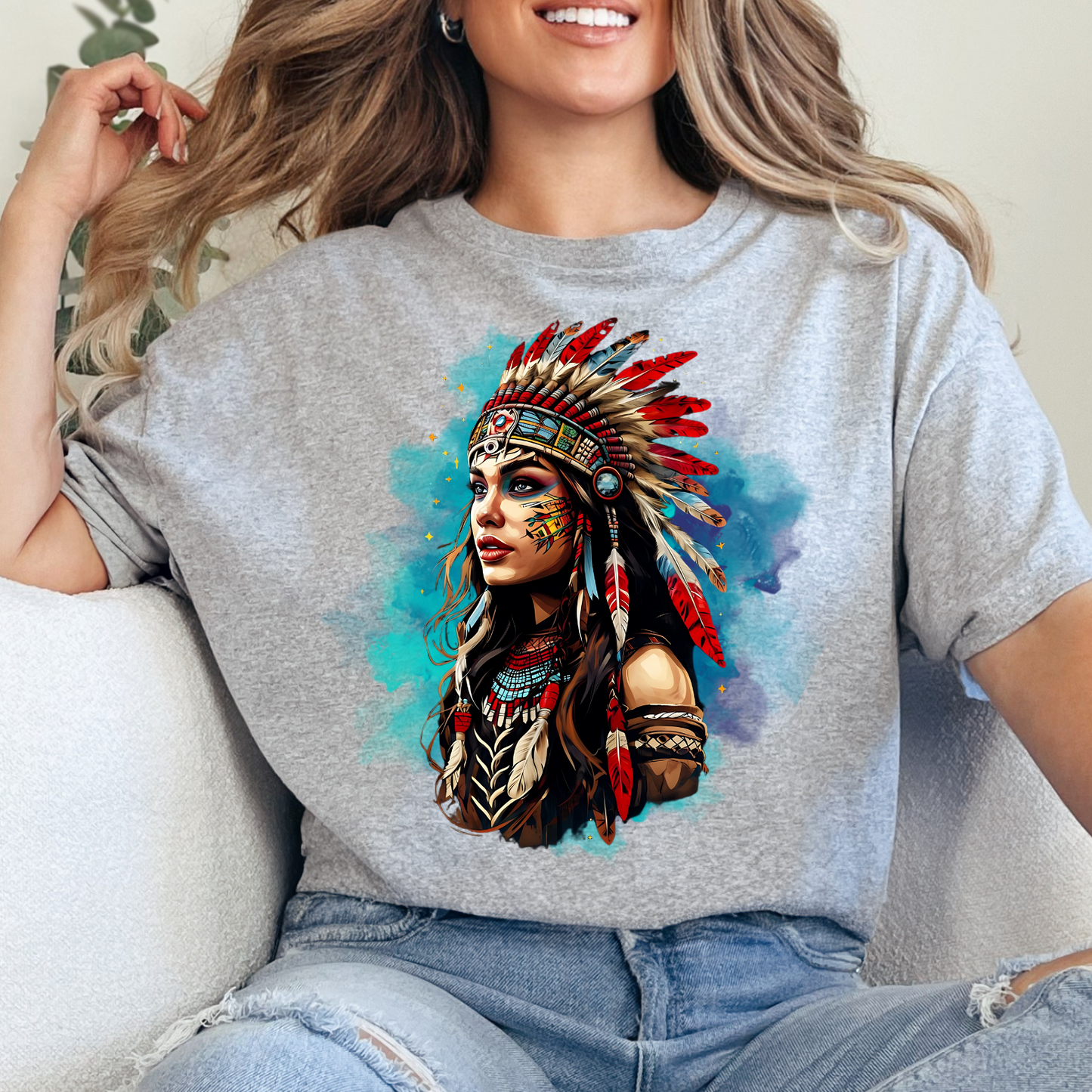 Native American Woman T-Shirt