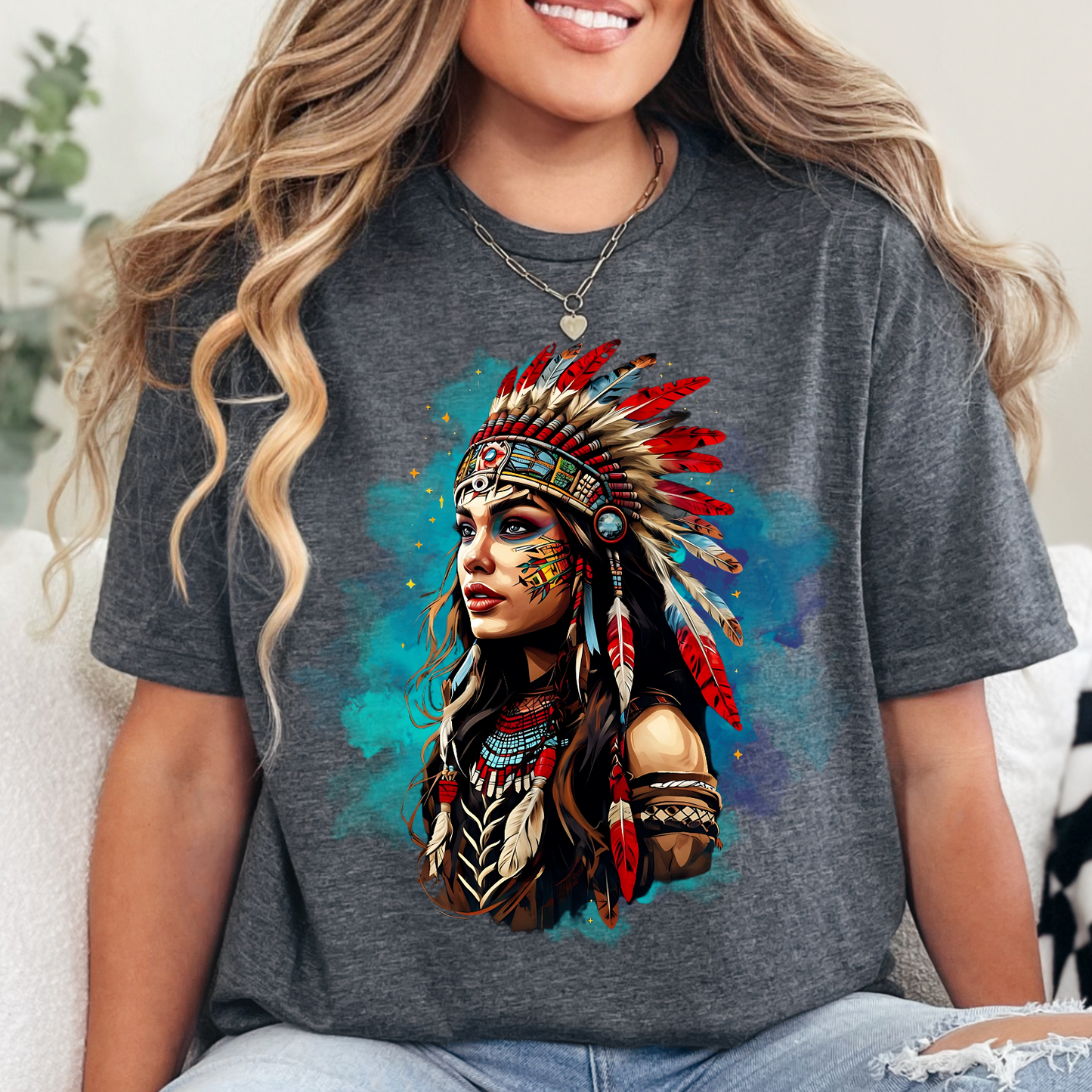 Native American Woman T-Shirt