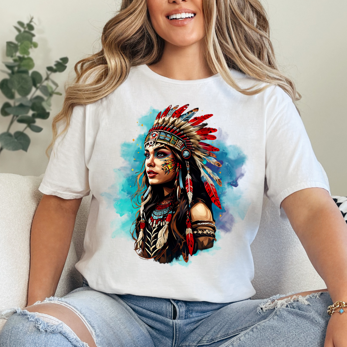 Native American Woman T-Shirt