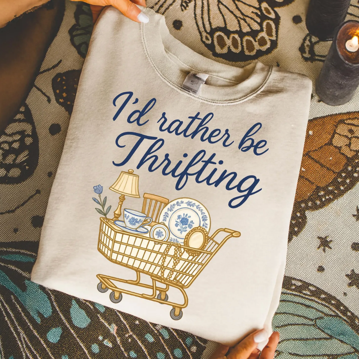 I'd rather be Thrifting - Shirt or Crewneck