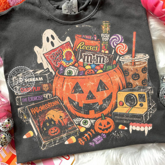 90's Nostalgia Halloween Vintage Comfort Colors T-Shirt