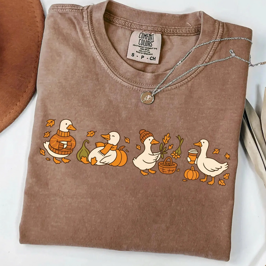 Fall Geese Comfort Colors T-Shirt