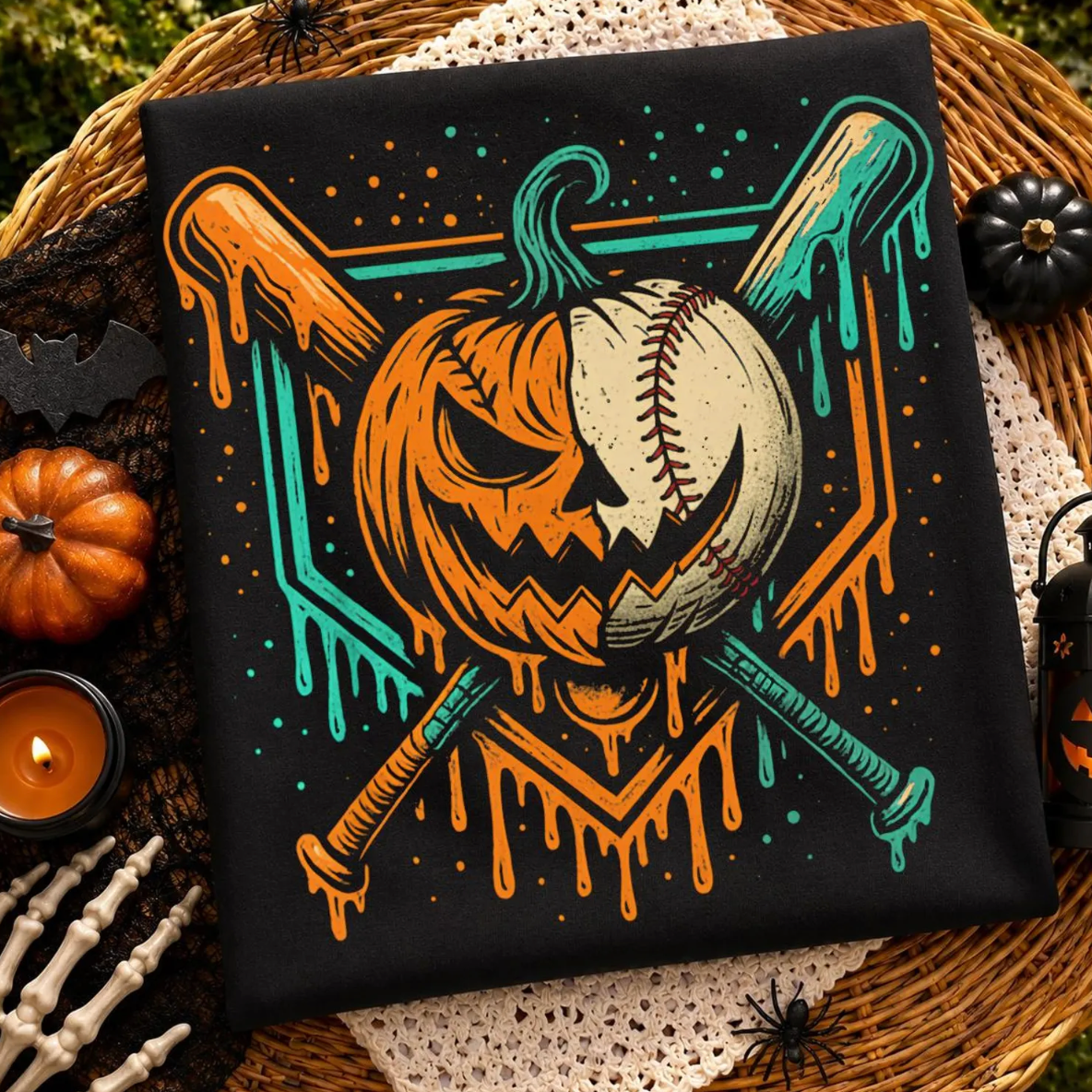 Baseball Halloween T-Shirt