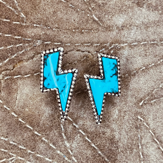 Lightning bolt earrings
