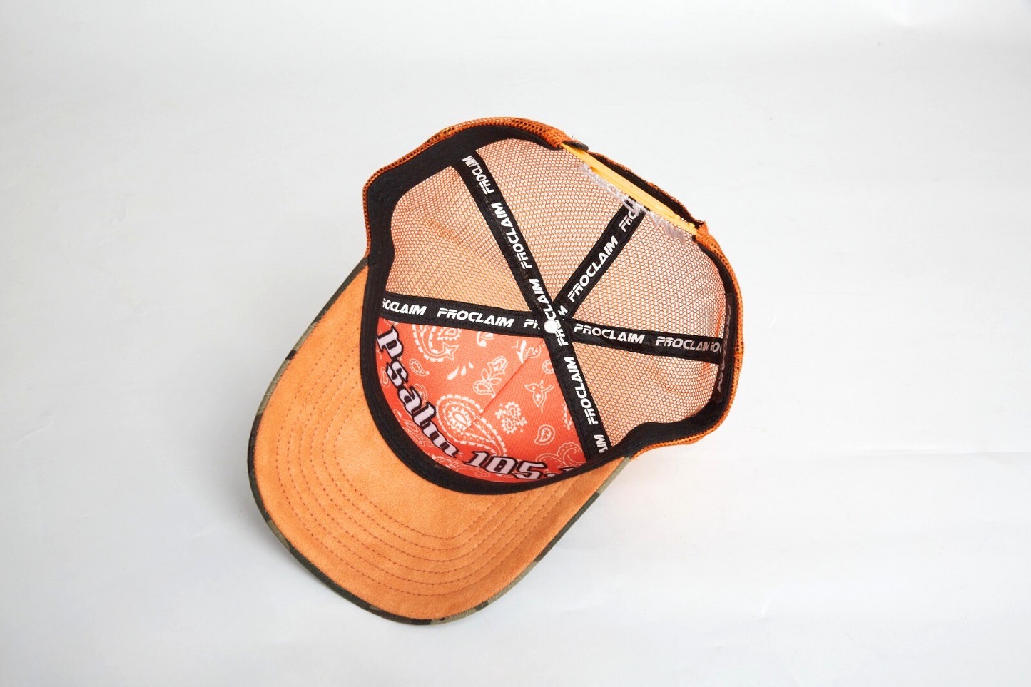 God’s Work- Signature Series Camo/Orange Mesh Snap-back