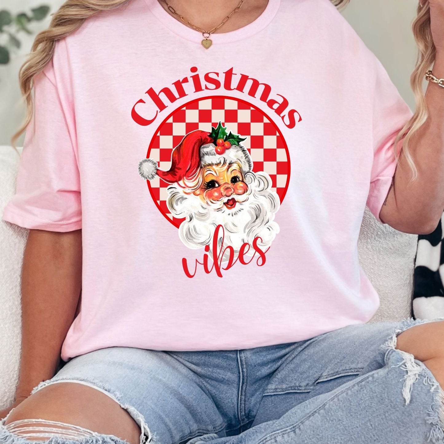 Retro Christmas Vibes T-Shirt