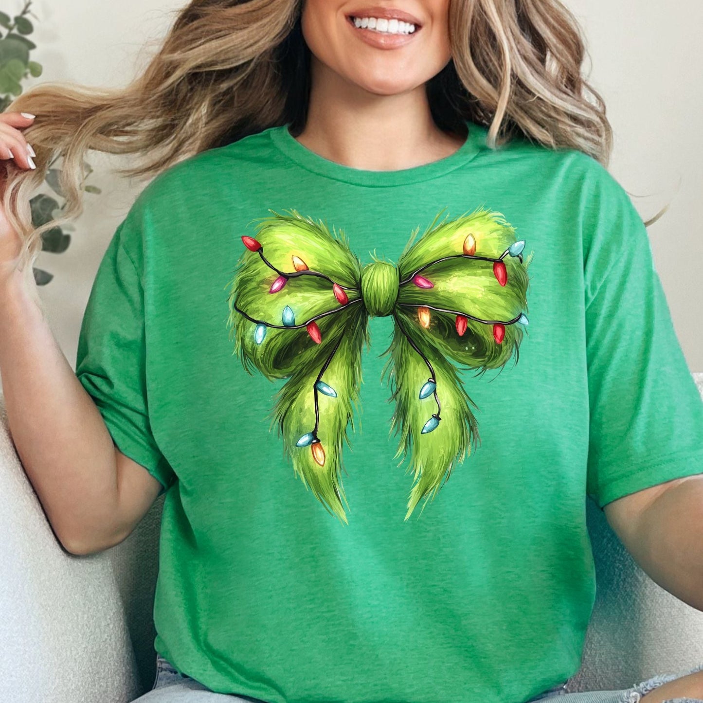 Grinch Bow T-shirt