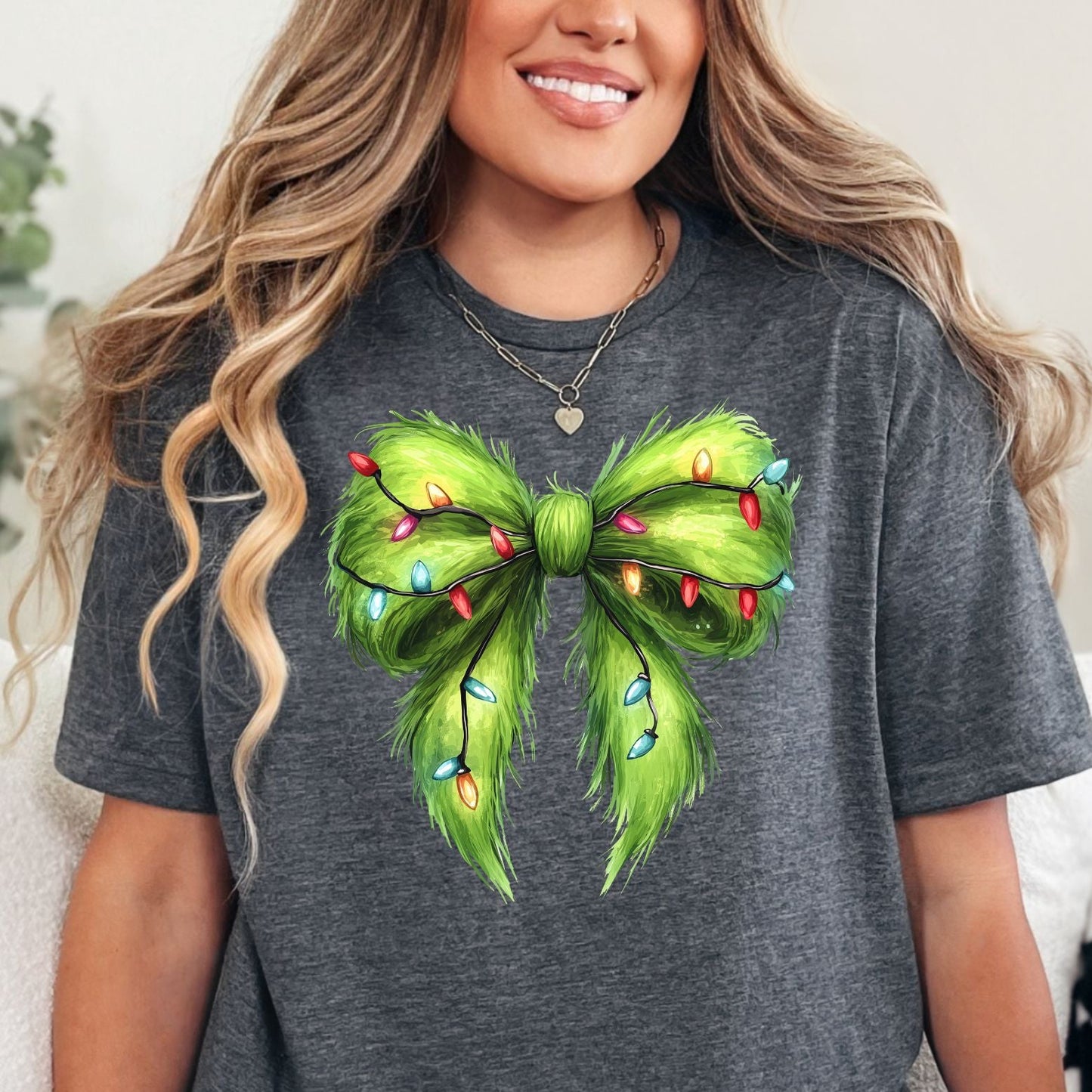 Grinch Bow T-shirt