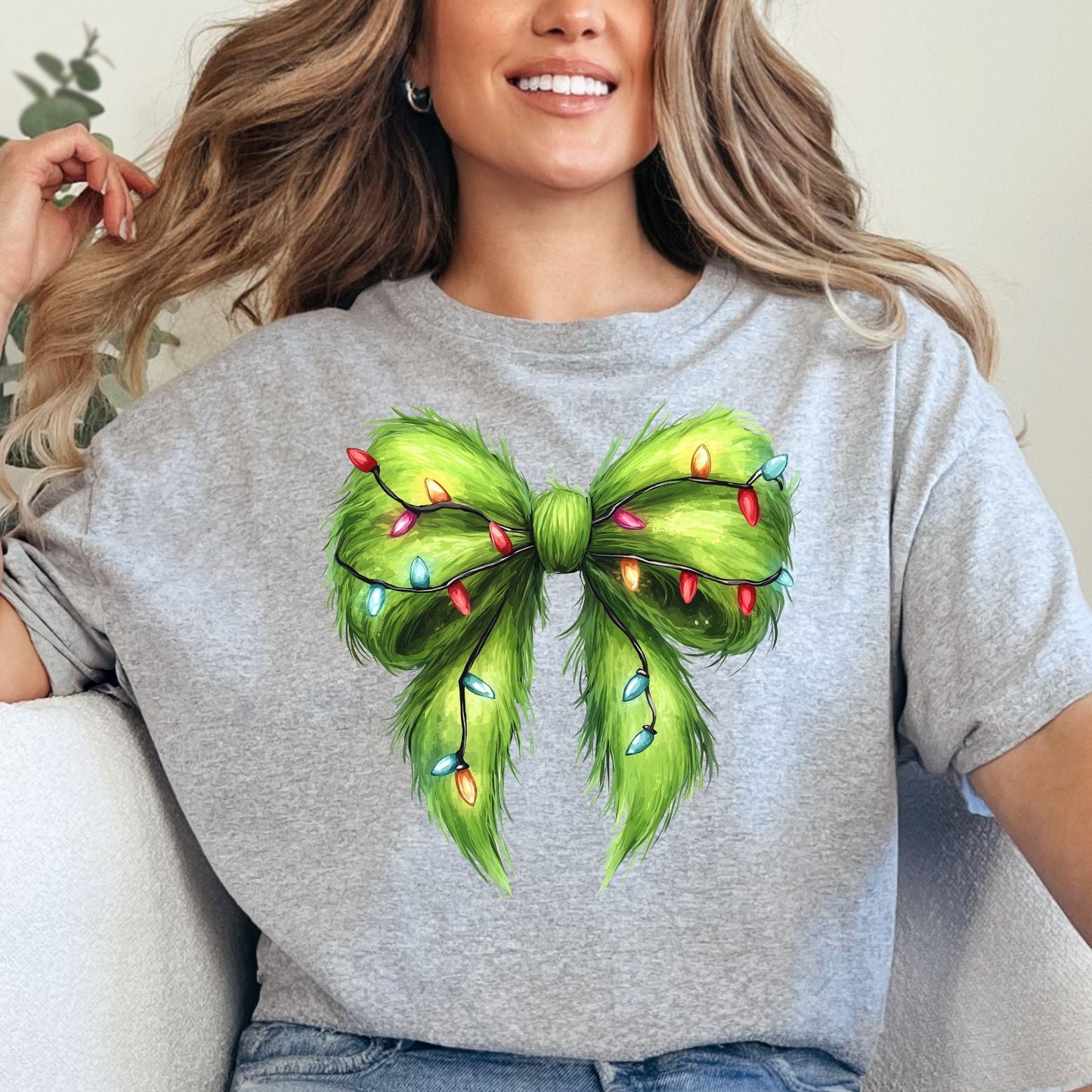 Grinch Bow T-shirt