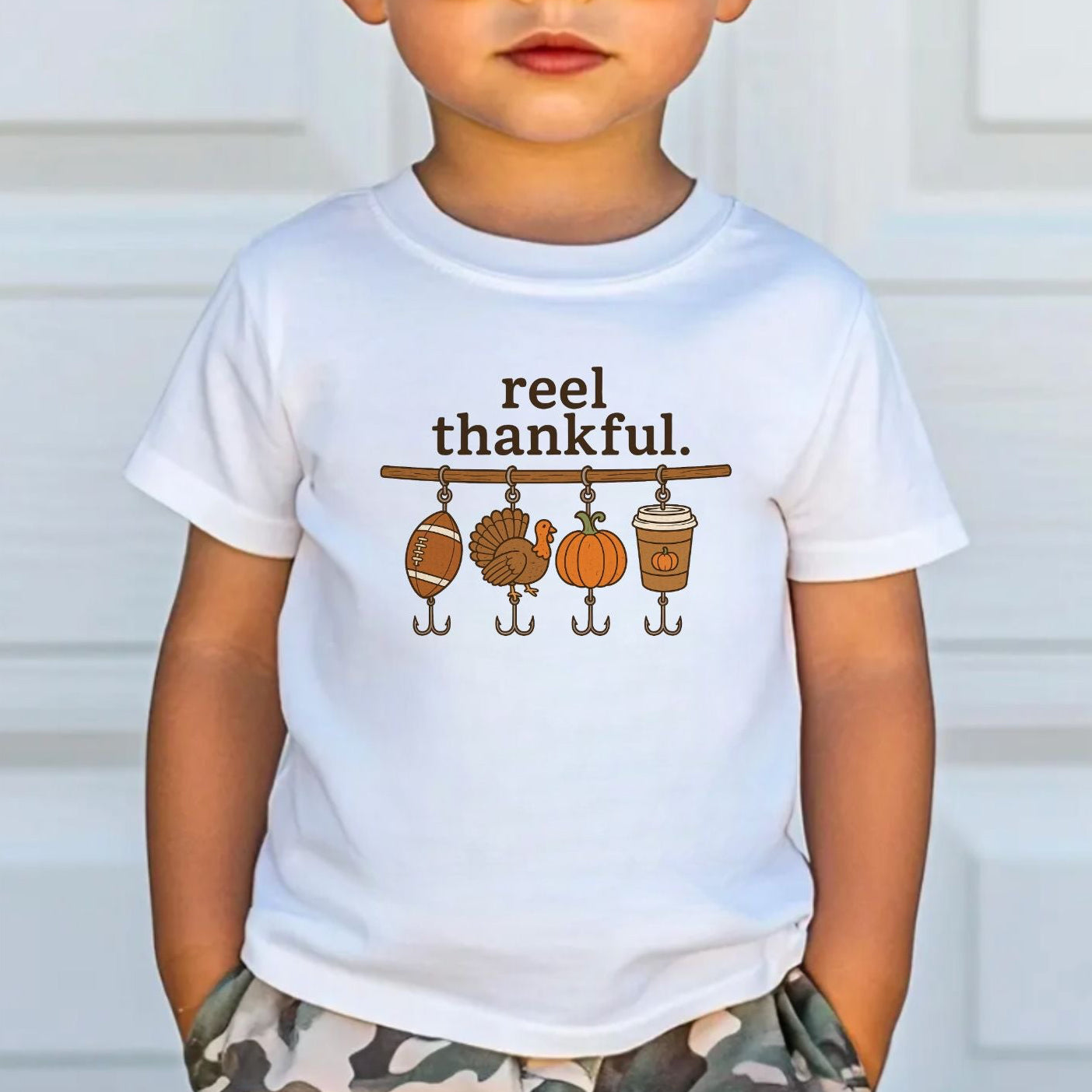 Reel Thankful Thanksgiving T-Shirt